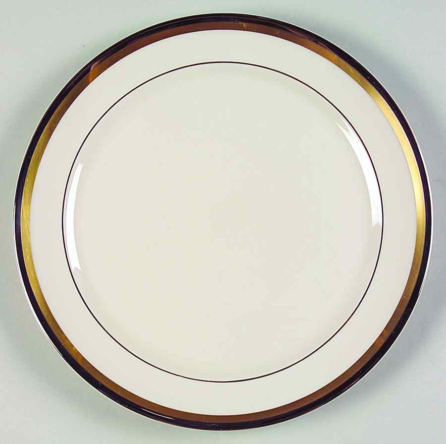 Champagne (Ivory Background) Salad Plate by Pickard-1