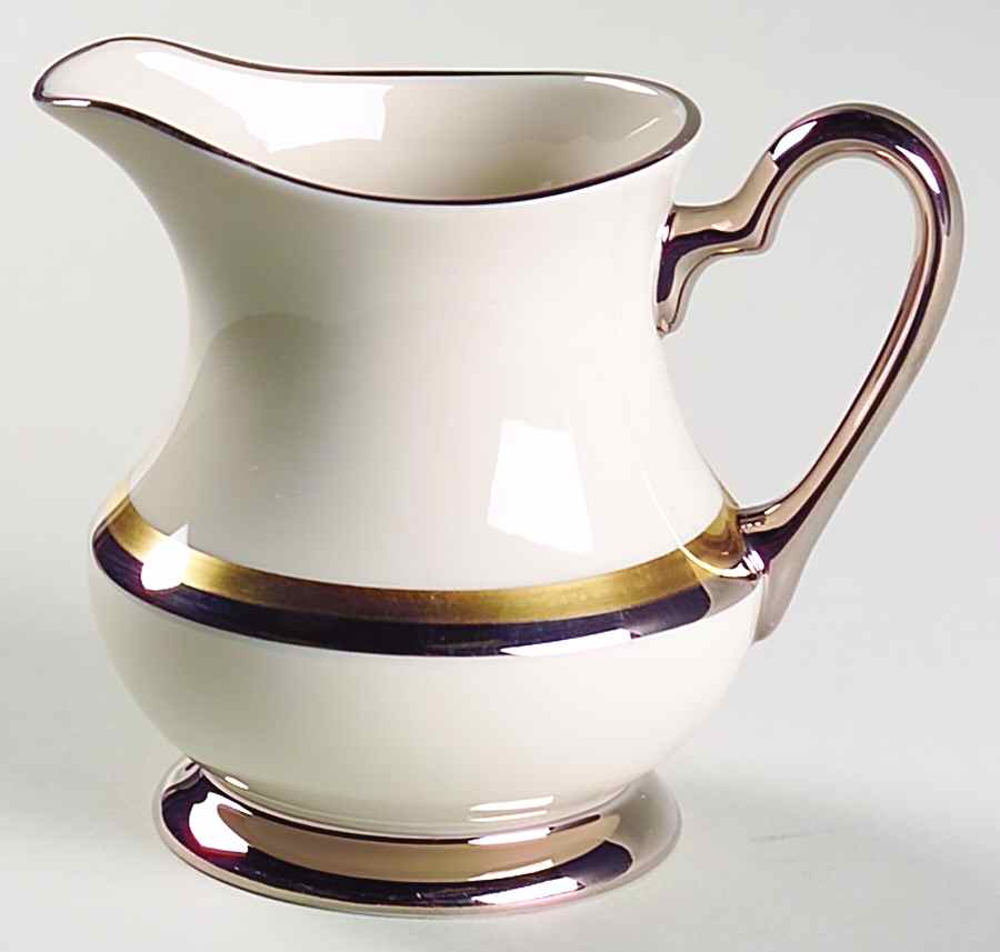 Champagne (Ivory Background) Creamer by Pickard-1