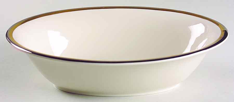 Champagne (Ivory Background) 9" Oval Vegetable Bowl by Pickard-1