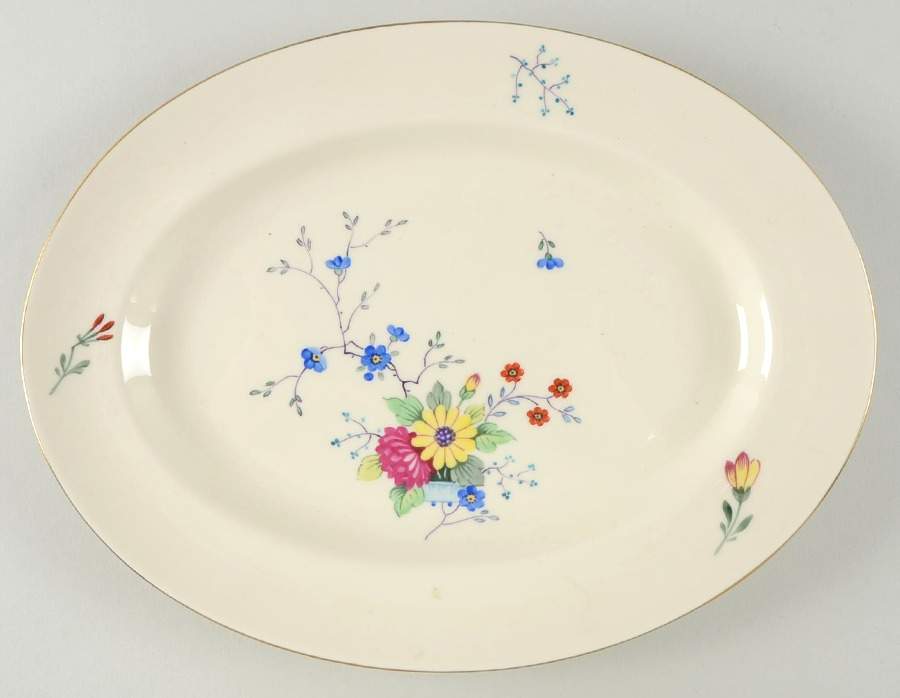 Chinese Seasons 12" Oval Serving Platter by Pickard-1