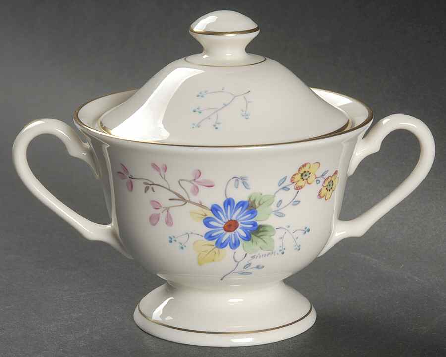 Chinese Seasons Sugar Bowl & Lid by Pickard-1