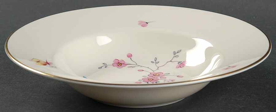 Chinese Seasons Rim Soup Bowl by Pickard-1