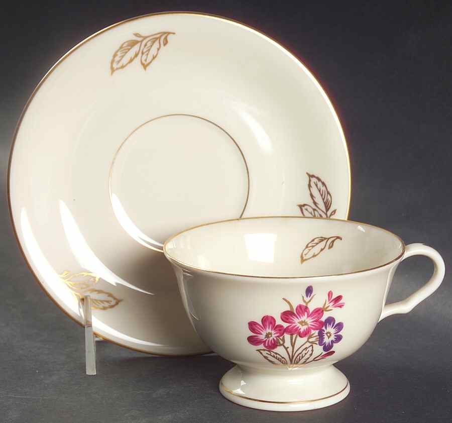 Cinderella Footed Cup & Saucer Set by Pickard-1