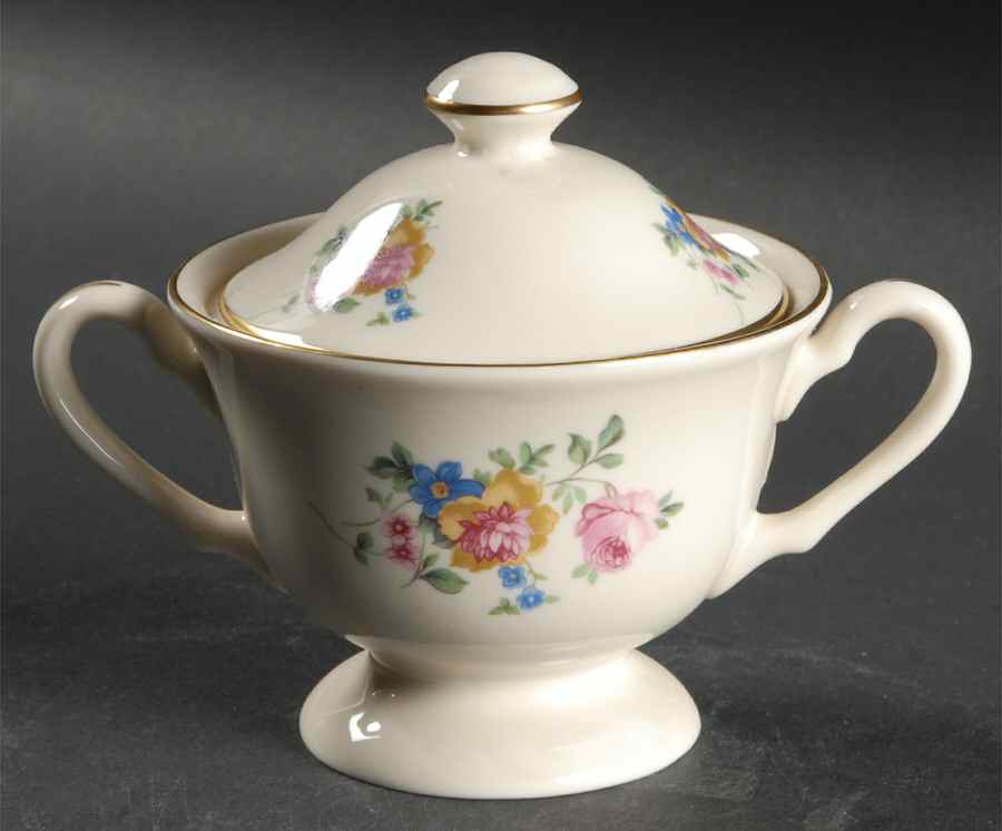 Claridge Sugar Bowl & Lid by Pickard-1