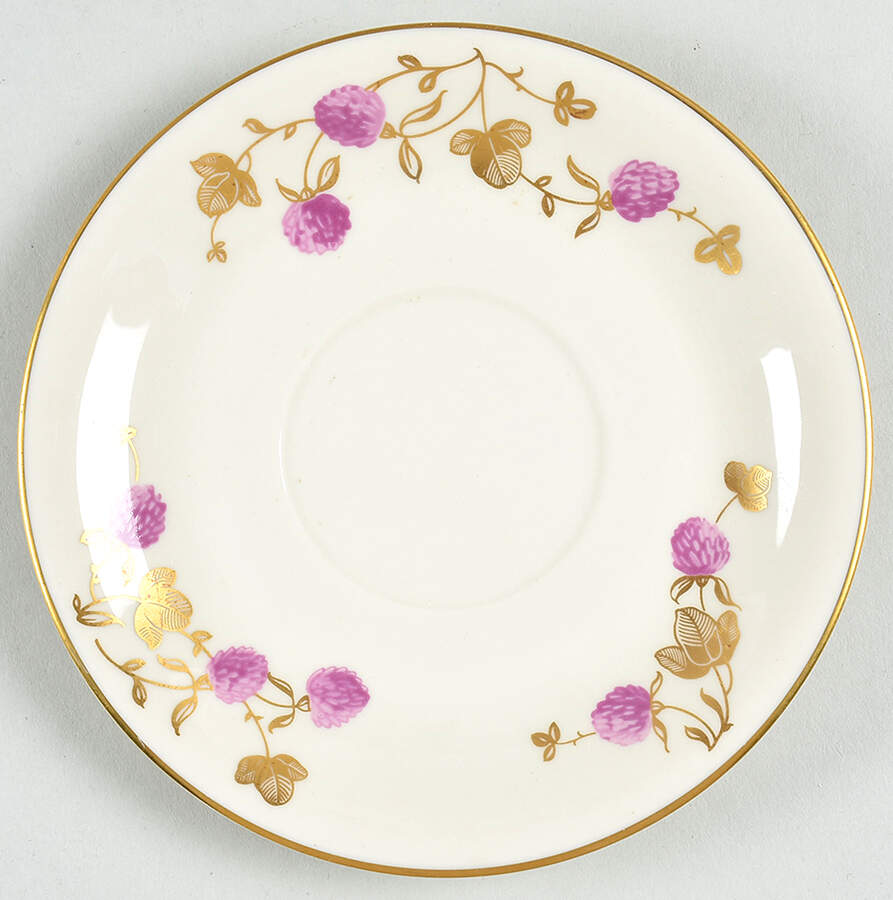 Clover Saucer by Pickard-1