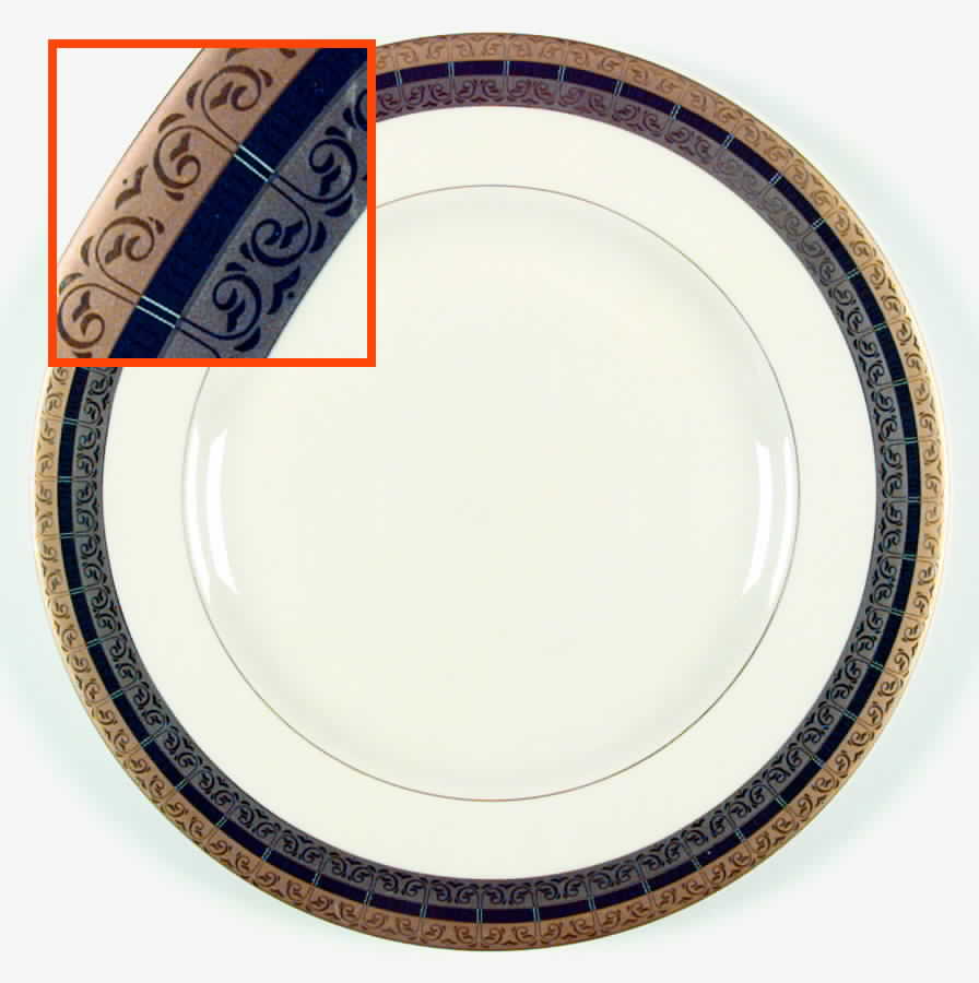 Corinthian Dinner Plate by Pickard-1
