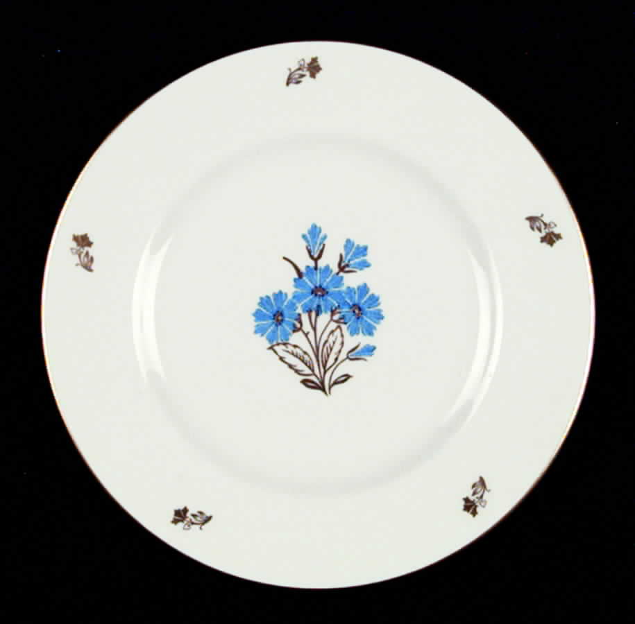 Cornflower Blue Salad Plate by Pickard-1