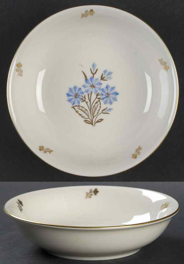 Cornflower Blue Fruit/Dessert (Sauce) Bowl by Pickard-1