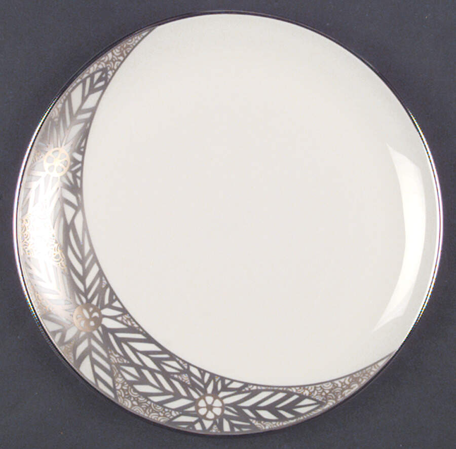 Crescent (Ivory Background) Accent Salad Plate by Pickard-1