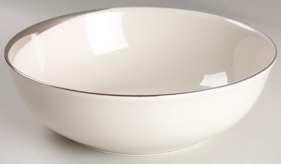 Crescent (Ivory Background) 8" Round Vegetable Bowl by Pickard-1