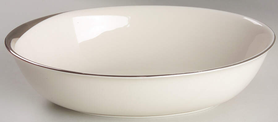 Crescent (Ivory Background) 9" Oval Vegetable Bowl by Pickard-1