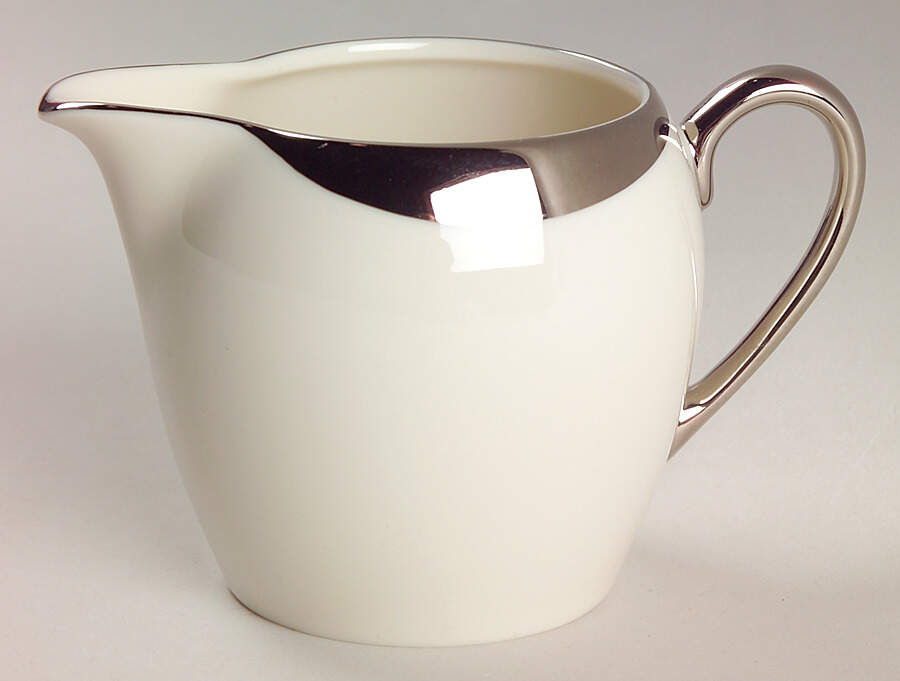 Crescent (Ivory Background) Creamer by Pickard-1