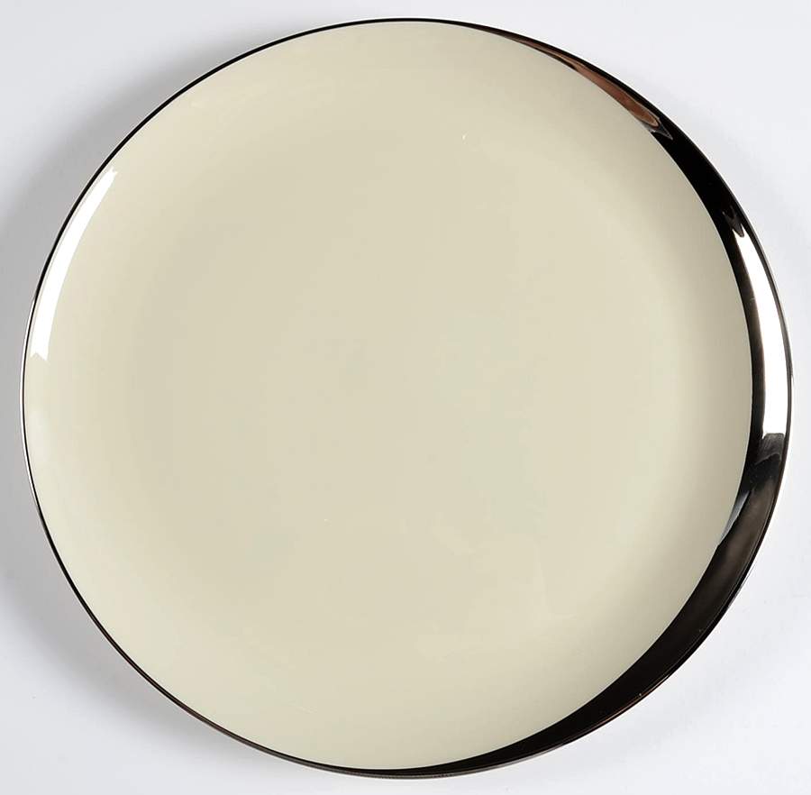 Crescent (Ivory Background) Large Dinner Plate by Pickard-1