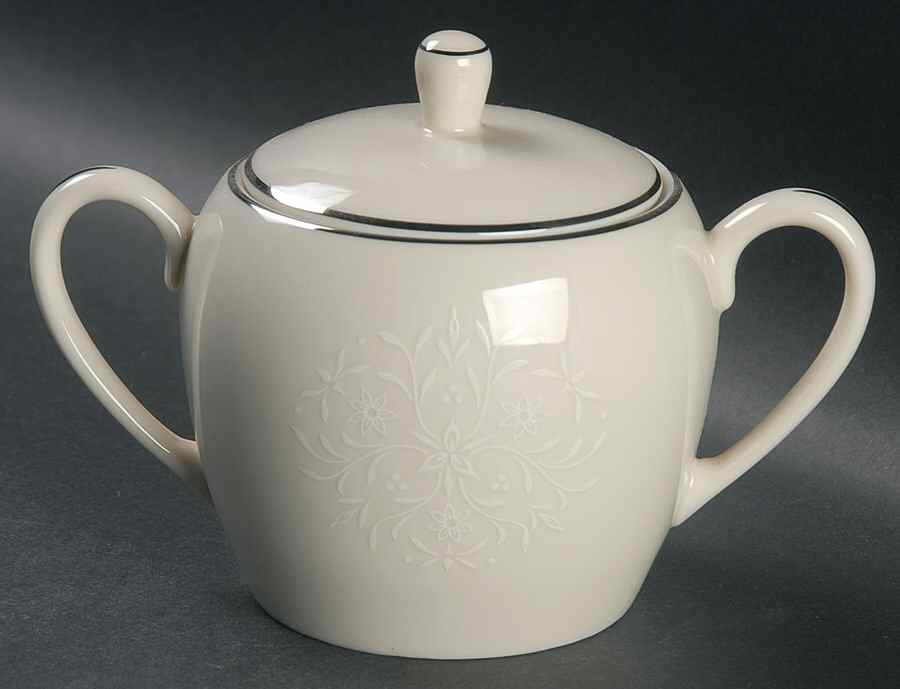 Damask Sugar Bowl & Lid by Pickard-1