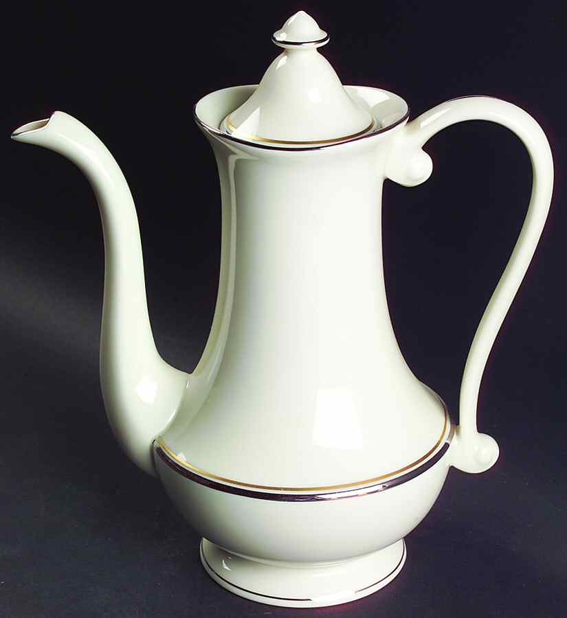 Debonair Coffee Pot & Lid by Pickard-1