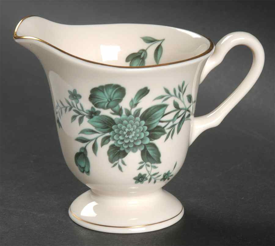 Diana Green Creamer by Pickard-1