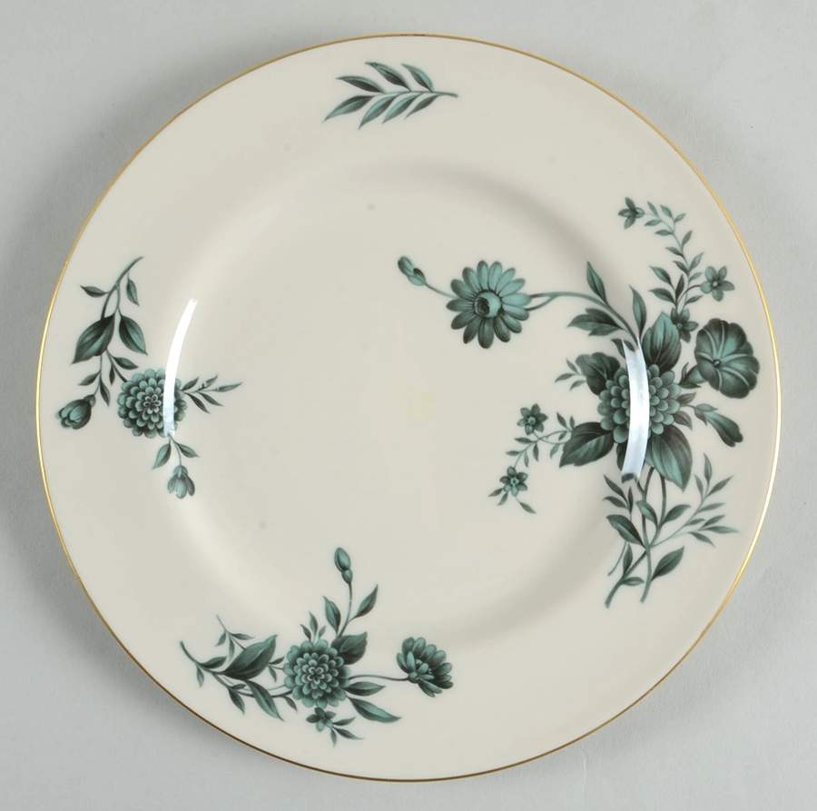 Diana Green Salad Plate by Pickard-1