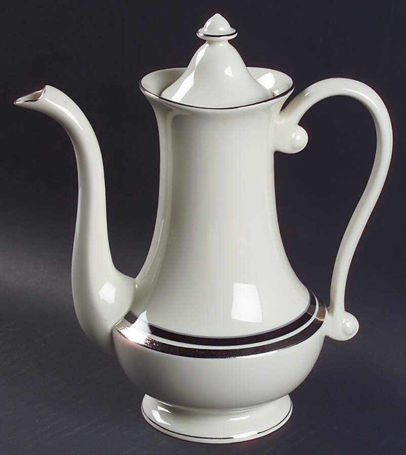 Diplomat Coffee Pot & Lid by Pickard-1