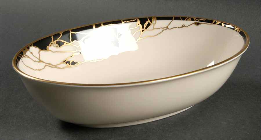 Elektra 9" Oval Vegetable Bowl by Pickard-1