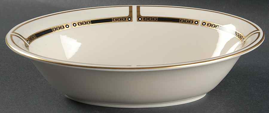 Ellington 9" Oval Vegetable Bowl by Pickard-1