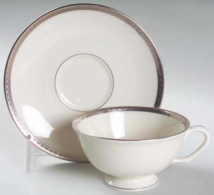 Embassy Footed Cup & Saucer Set by Pickard-1