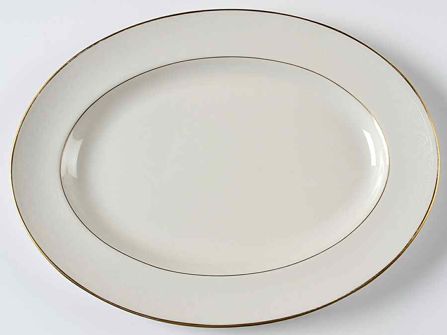 Empress 12" Oval Serving Platter by Pickard-1