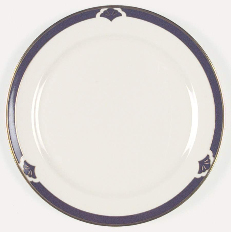 Ensemble Blue Accent Salad Plate by Pickard-1