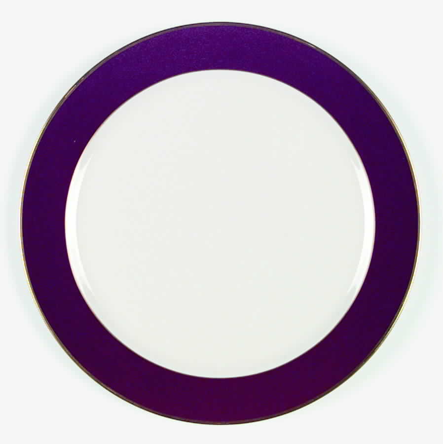 Ensemble Burgundy Dinner Plate by Pickard-1