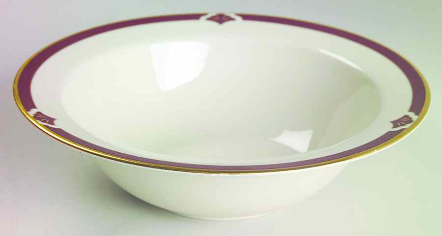 Ensemble Burgundy 9" Round Vegetable Bowl by Pickard-1