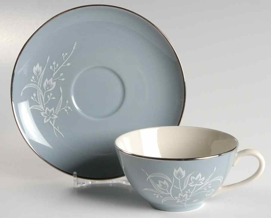 Enchantment Flat Cup & Saucer Set by Pickard-1