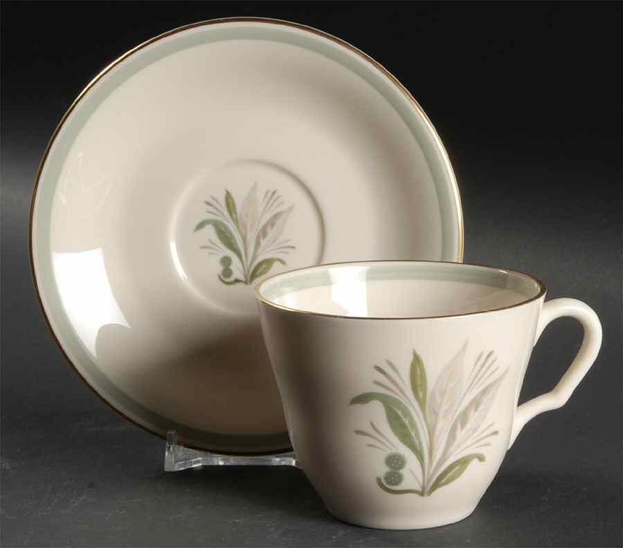 Fantasy Flat Cup & Saucer Set by Pickard-1
