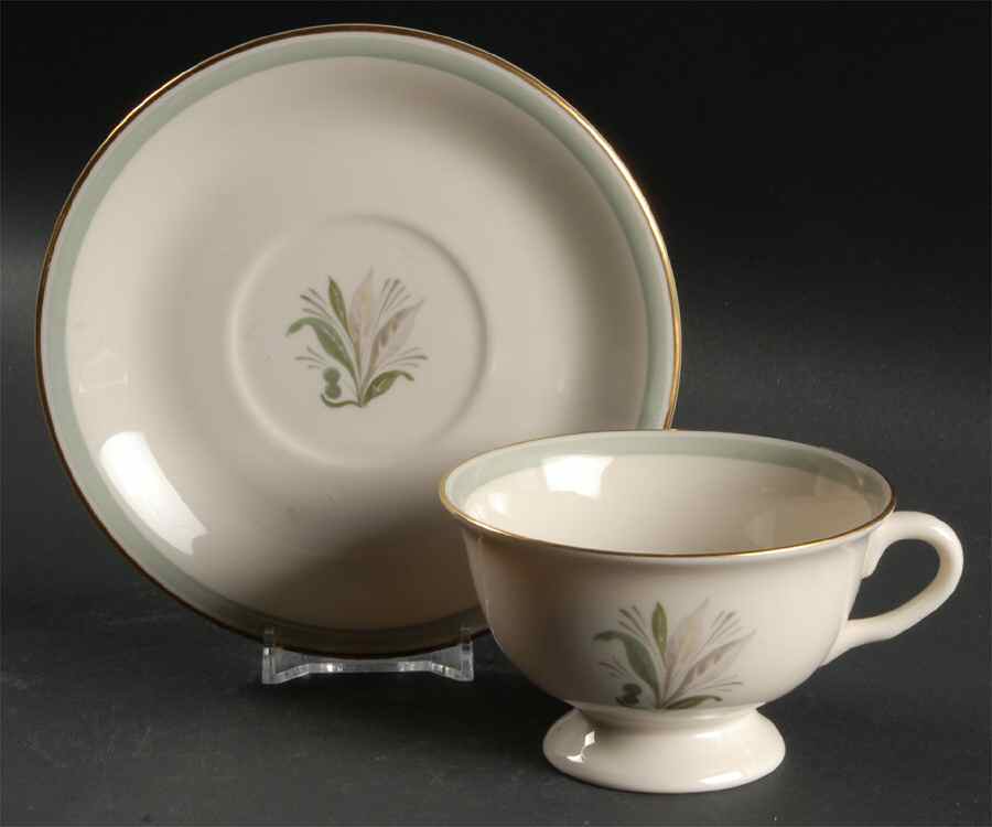 Fantasy Footed Cup & Saucer Set by Pickard-1
