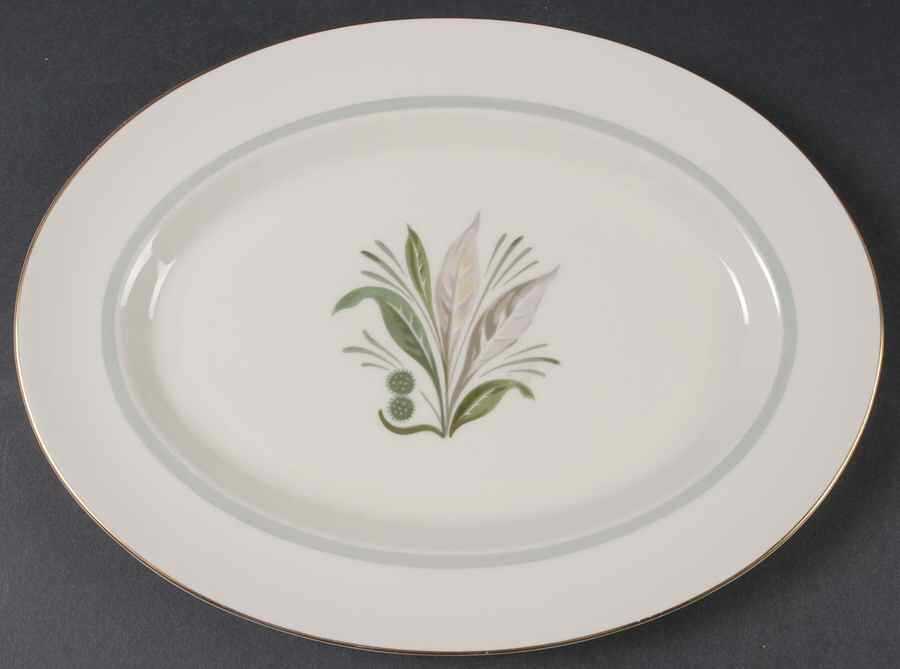 Fantasy 12" Oval Serving Platter by Pickard-1