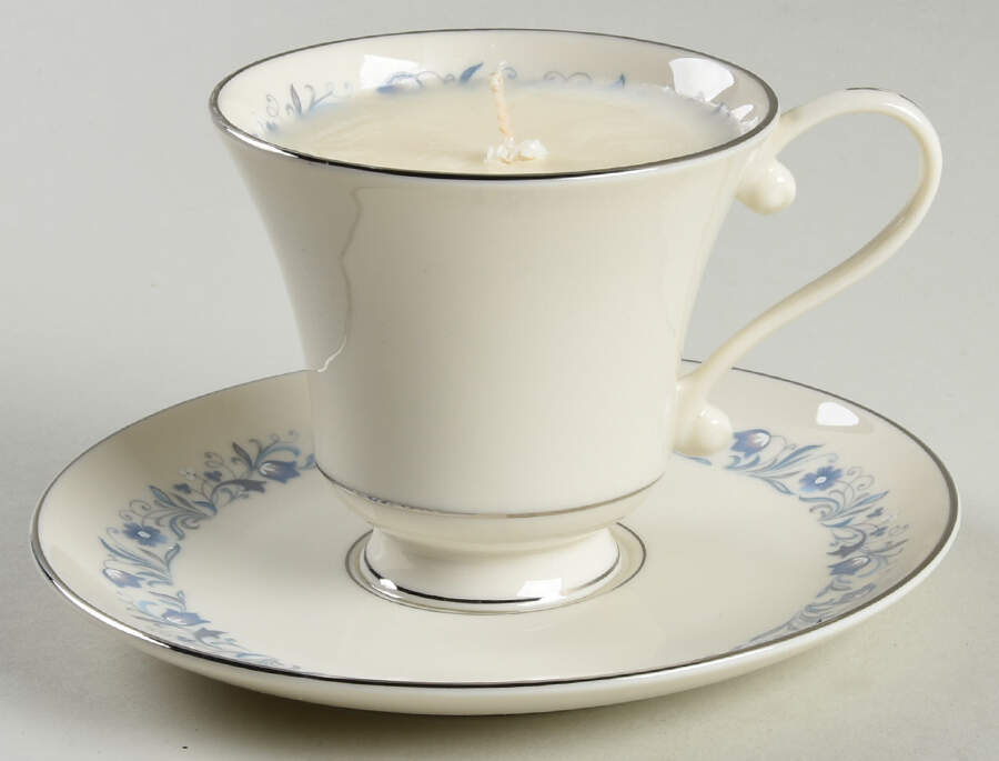 Festival Scented Cup & Saucer Candle-Vanilla  HC by Pickard-1