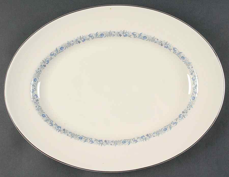 Festival 15" Oval Serving Platter by Pickard-1