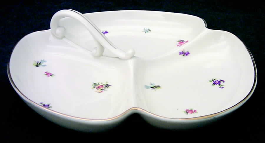 Floral Chintz 3-Part Relish by Pickard-1