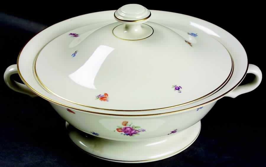 Floral Chintz Round Covered Vegetable by Pickard-1