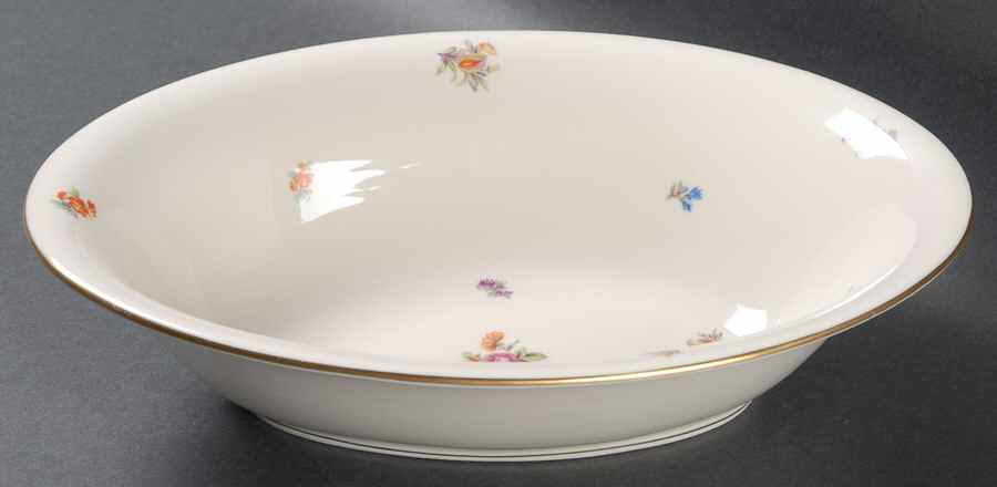 Floral Chintz 9" Oval Vegetable Bowl by Pickard-1