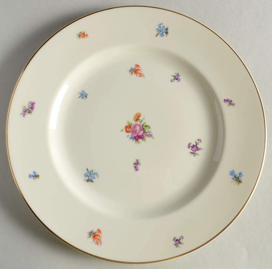 Floral Chintz Luncheon Plate by Pickard-1