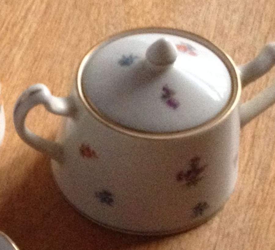 Floral Chintz Sugar Bowl & Lid by Pickard-1