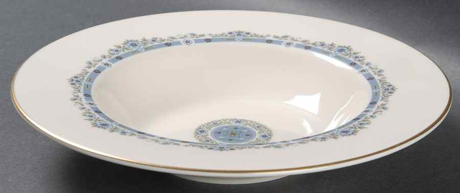 Fleurette Rim Soup Bowl by Pickard-1