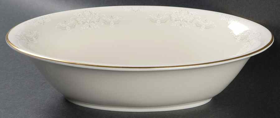 Forever Mine 9" Oval Vegetable Bowl by Pickard-1