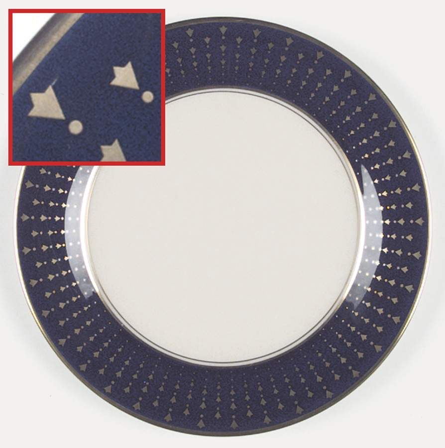 Galaxy (Ivory Background) Accent Salad Plate by Pickard-1
