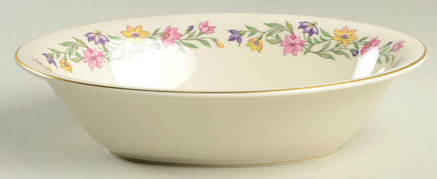 Garland 9" Oval Vegetable Bowl by Pickard-1