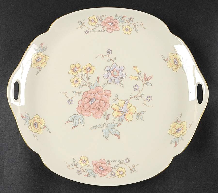 Georgian Manor Handled Cake Plate by Pickard-1