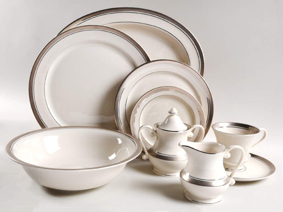 Geneva (Ivory Background) 45 Piece Starter Set by Pickard-1