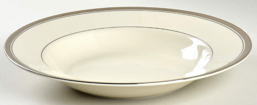 Geneva (Ivory Background) 11" Individual Pasta Bowl by Pickard-1