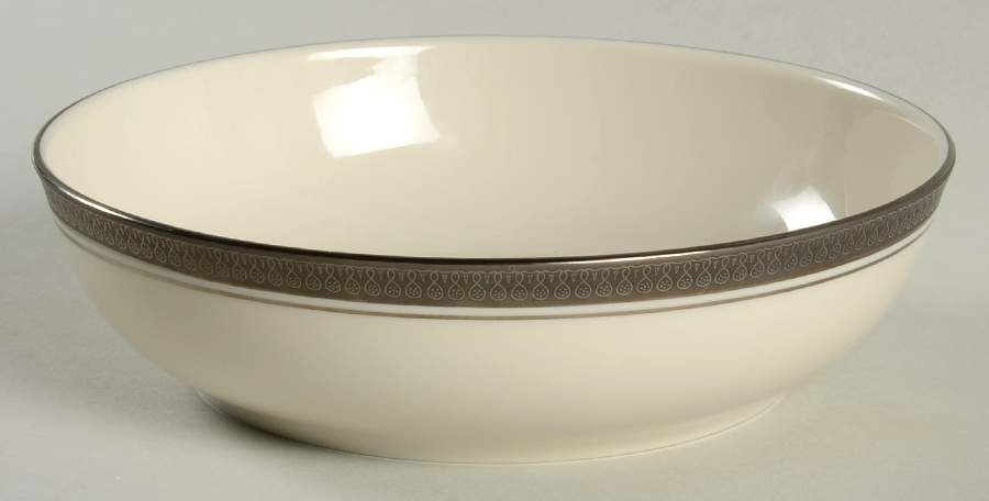 Geneva (Ivory Background) Coupe Soup Bowl by Pickard-1