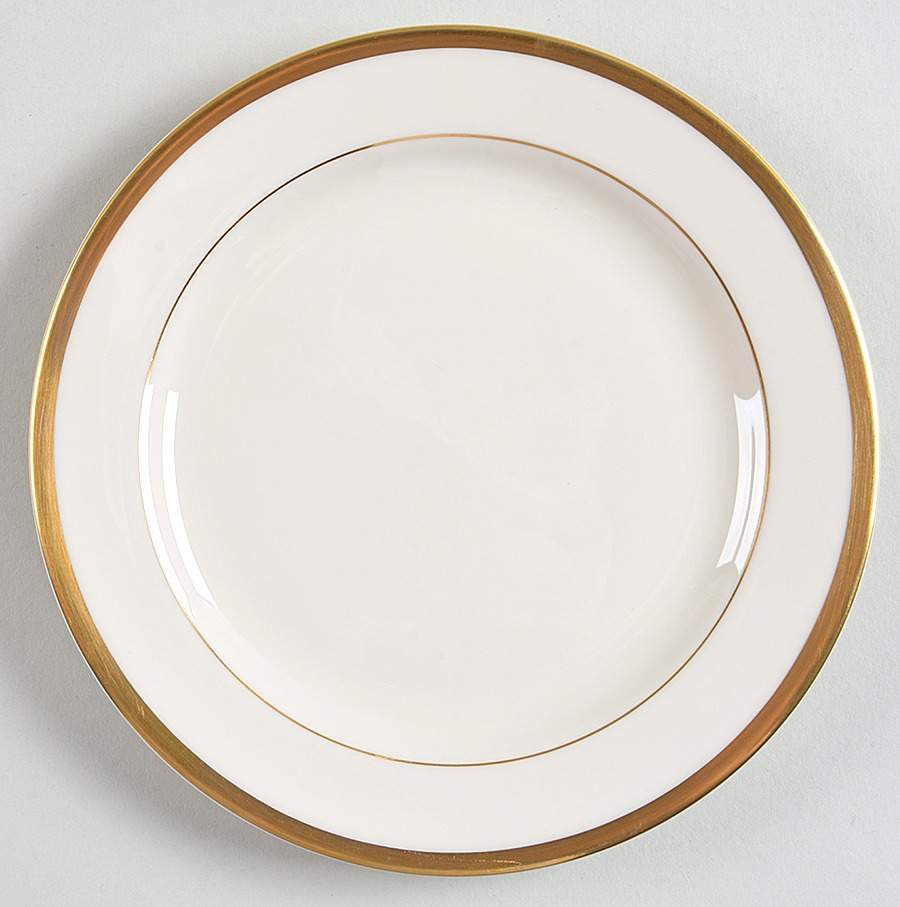 Gold Bracelet (Ivory Background) Bread & Butter Plate by Pickard-1