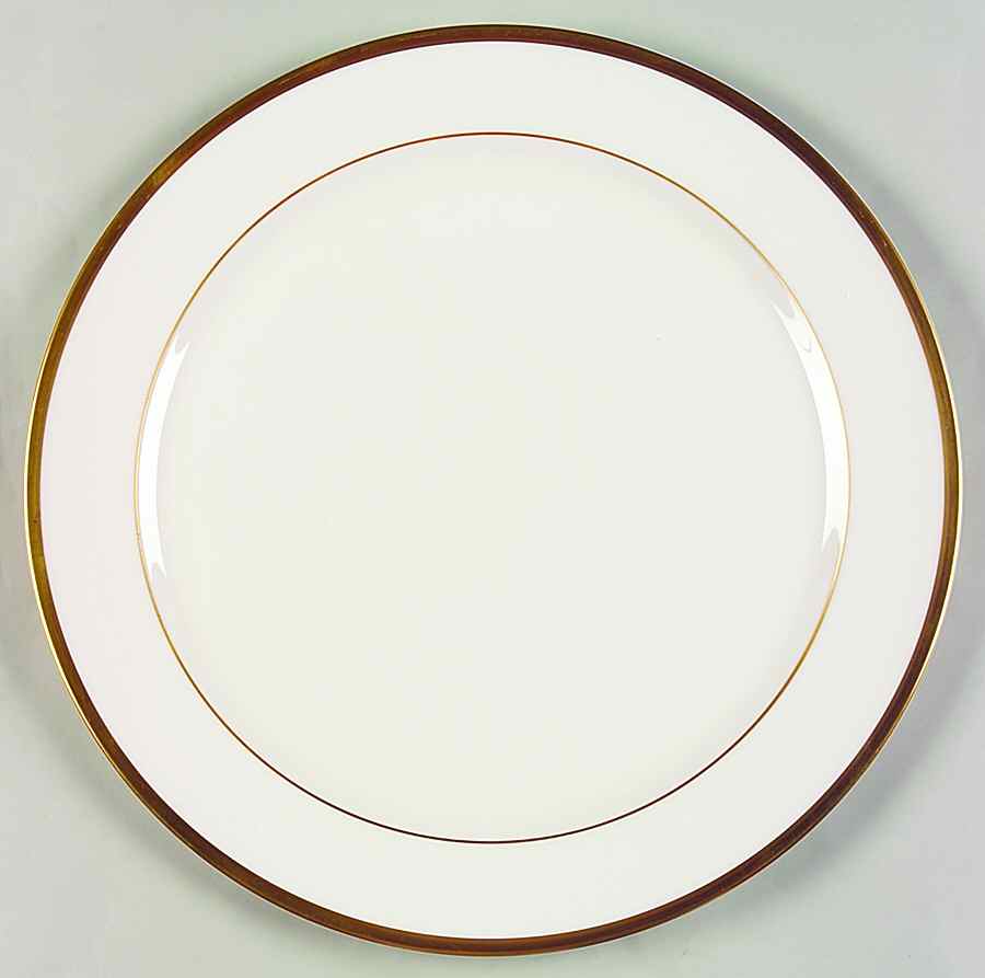 Gold Bracelet (Ivory Background) Service Plate (Charger) by Pickard-1